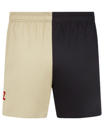 Black Multi coloured Ridgeline Backslider Shorts on white background #colour_black-multi
