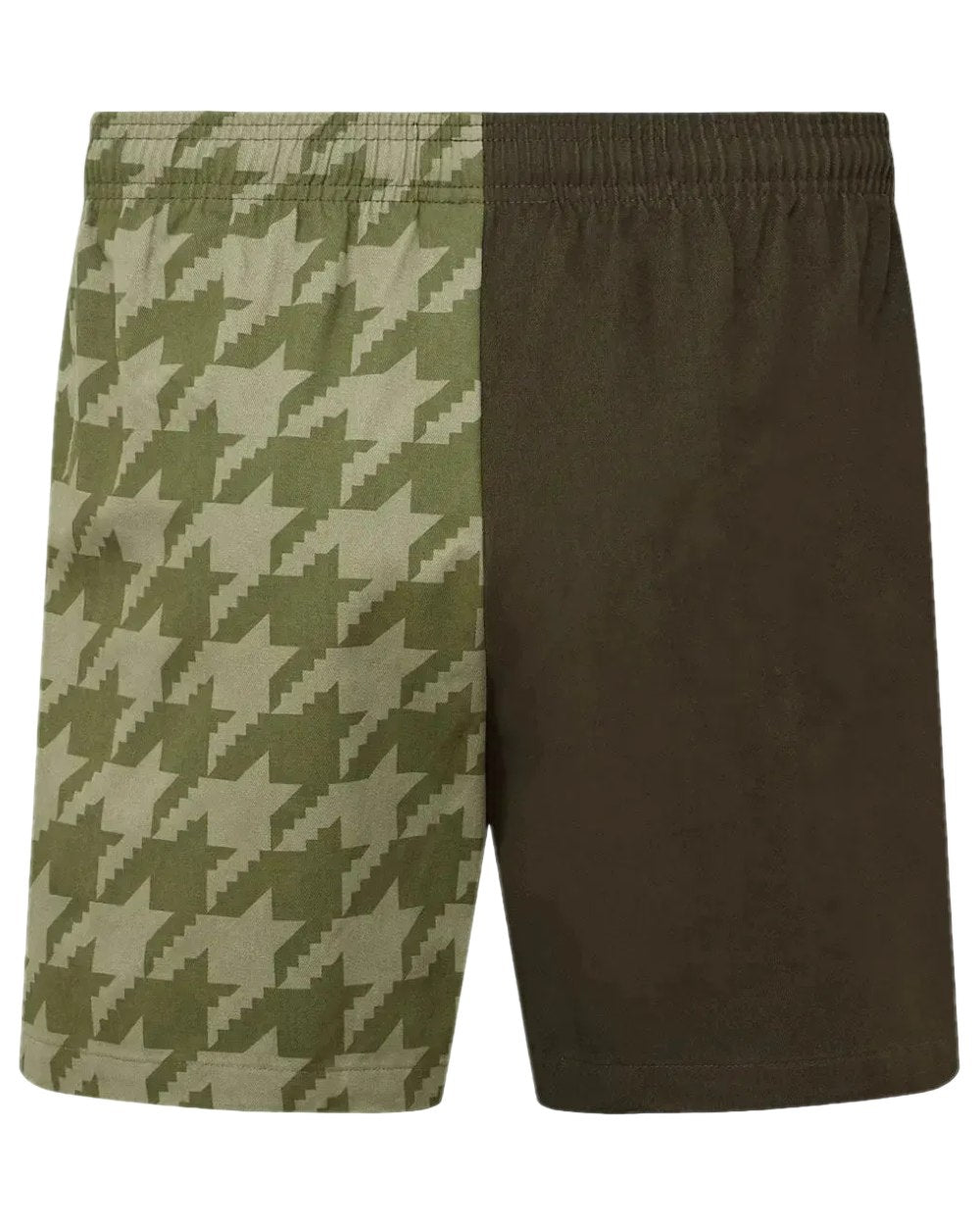 Deep Forest Print Coloured Ridgeline Backslider Shorts on white background #colour_deep-forest-print