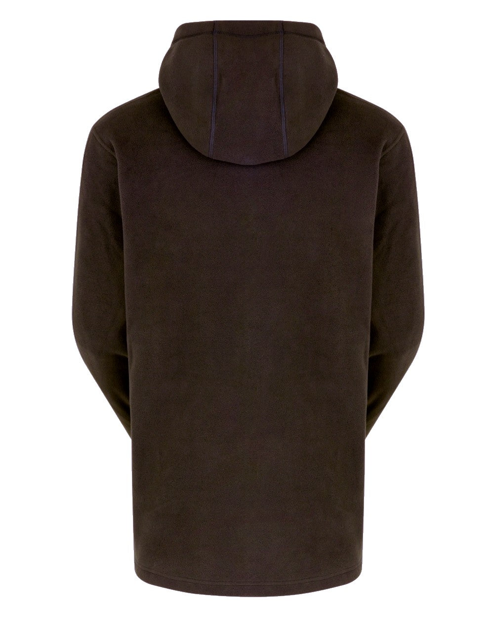 Bark Coloured Ridgeline Ballistic Hooded Fleece on white background #colour_bark