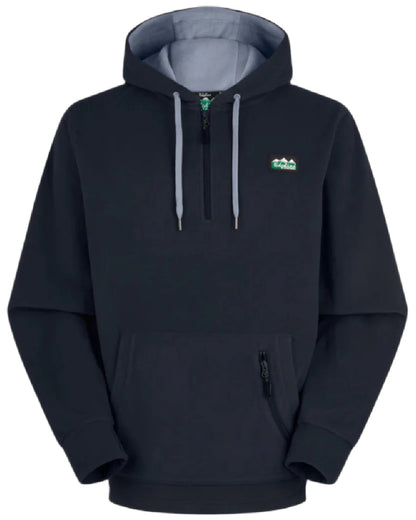 Navy Coloured Ridgeline Ballistic Hooded Fleece on white background #colour_navy