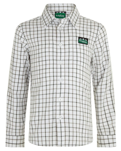 Deep Forest coloured Ridgeline Childrens Sedgebrook Shirt on white background #colour_deep-forest