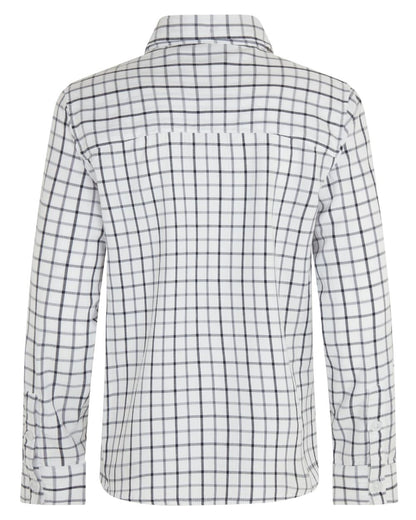 Navy coloured Ridgeline Childrens Sedgebrook Shirt on white background #colour_navy