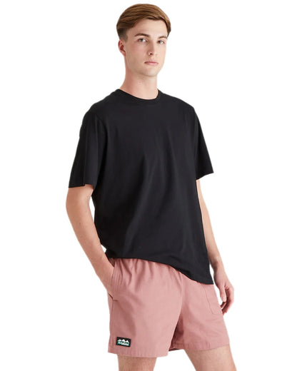 Dusky Pink Coloured Ridgeline Hose Down Shorts on white background #colour_dusky-pink