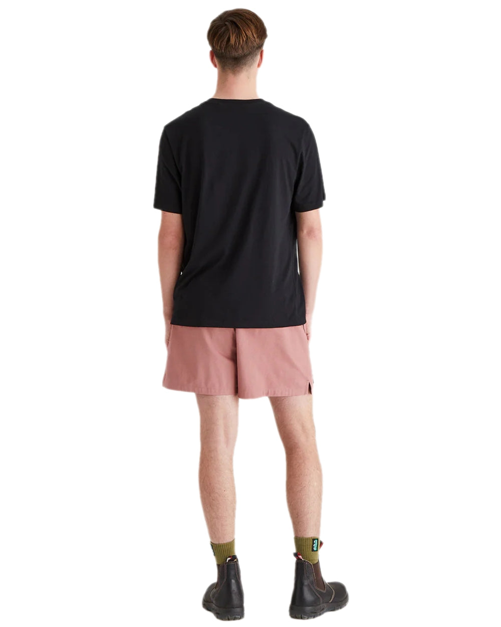 Dusky Pink Coloured Ridgeline Hose Down Shorts on white background #colour_dusky-pink