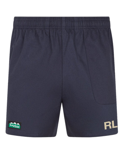 Navy coloured Ridgeline Hose Down Shorts on white background #colour_navy