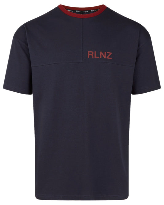 Navy coloured Ridgeline Hose Down T-Shirt on white background #colour_navy