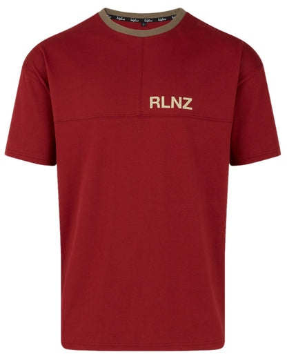 Rhubarb coloured Ridgeline Hose Down T-Shirt on white background #colour_rhubarb