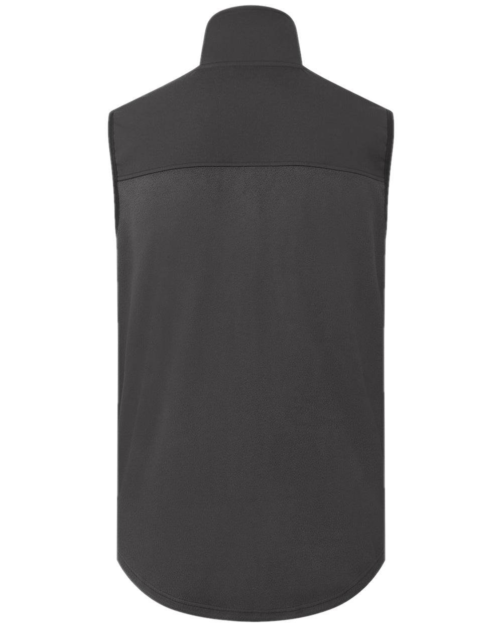 Shale coloured Ridgeline Hybrid Fleece Gilet on white background #colour_shale
