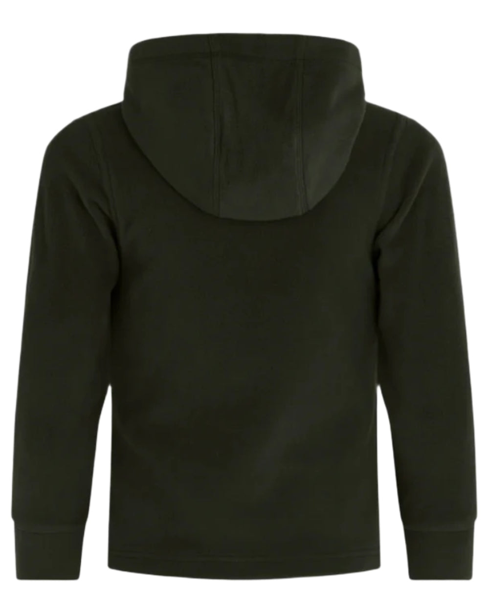 Deep Forest coloured Ridgeline Kids Ballistic Long Sleeve Hoodie on white background #colour_deep-forest