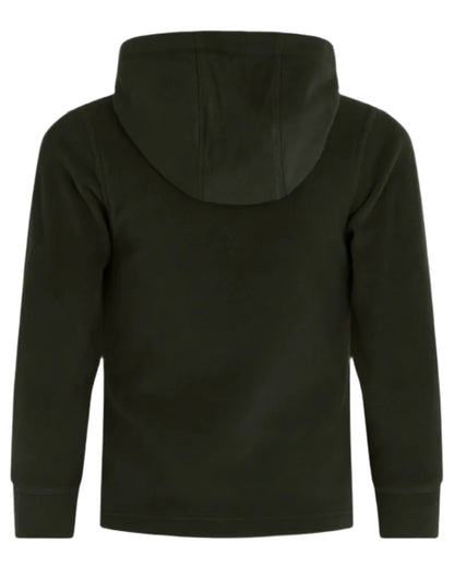 Deep Forest coloured Ridgeline Kids Ballistic Long Sleeve Hoodie on white background #colour_deep-forest