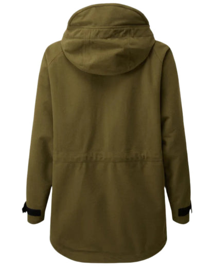 Teak coloured Ridgeline Kids Monsoon Smock on white background #colour_teak