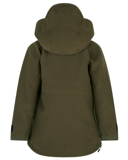Teak coloured Ridgeline Kids Monsoon Classic Smock on white background #colour_teak
