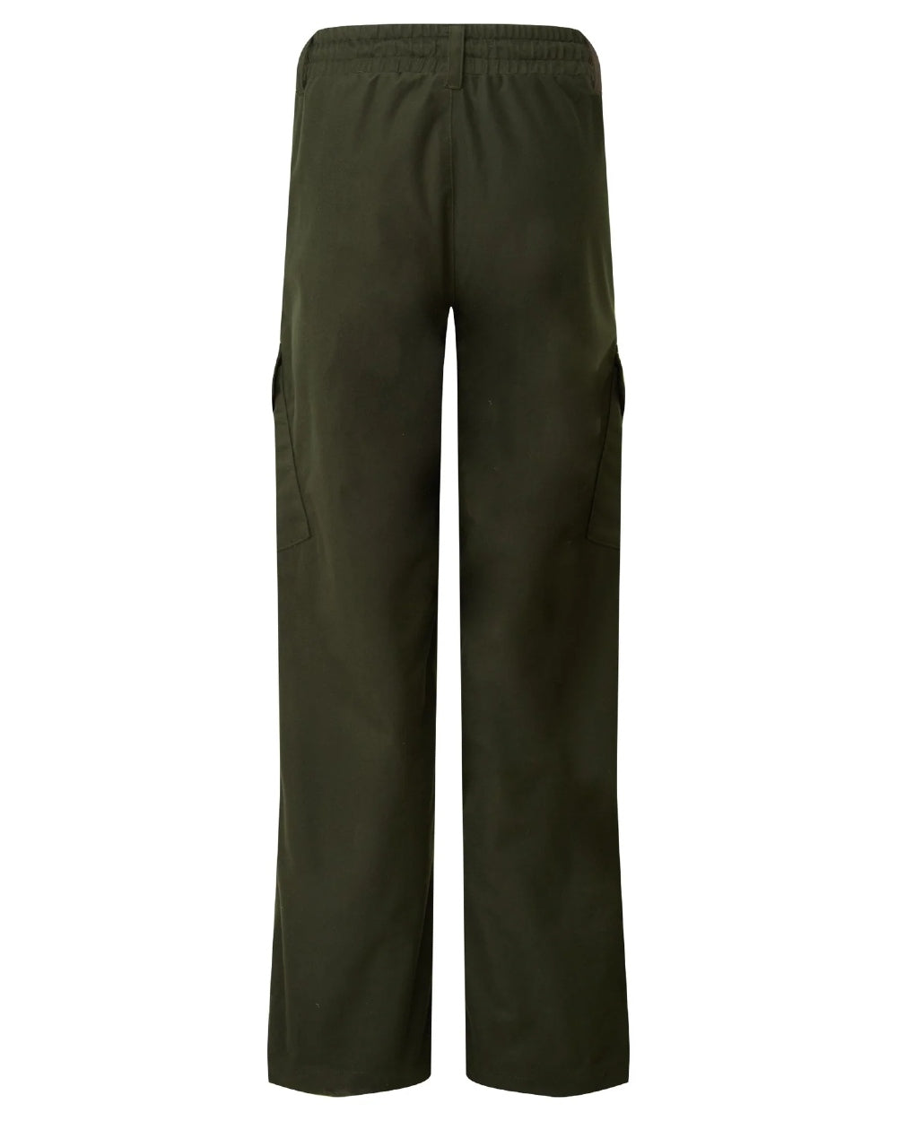 Olive coloured Ridgeline Kids Spiker Pants on white background #colour_olive
