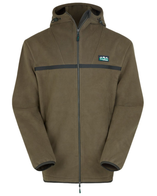 Ivy Green Coloured Ridgeline Kodiak Fleece Jacket on white background #colour_ivy-green