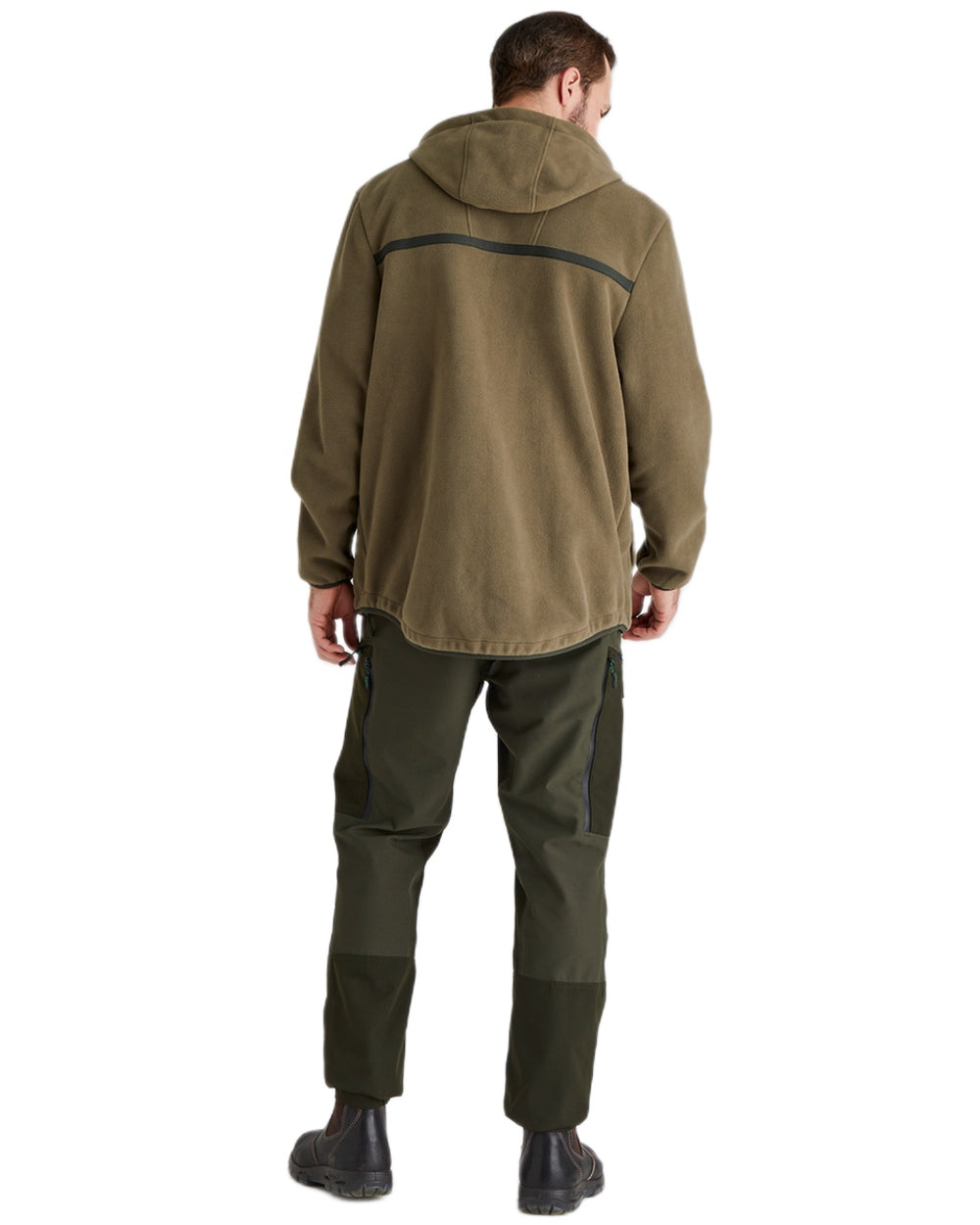 Ivy Green Coloured Ridgeline Kodiak Fleece Jacket on white background #colour_ivy-green