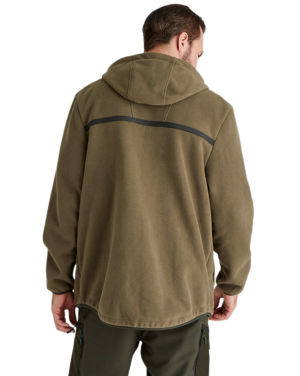 Ivy Green Coloured Ridgeline Kodiak Fleece Jacket on white background #colour_ivy-green