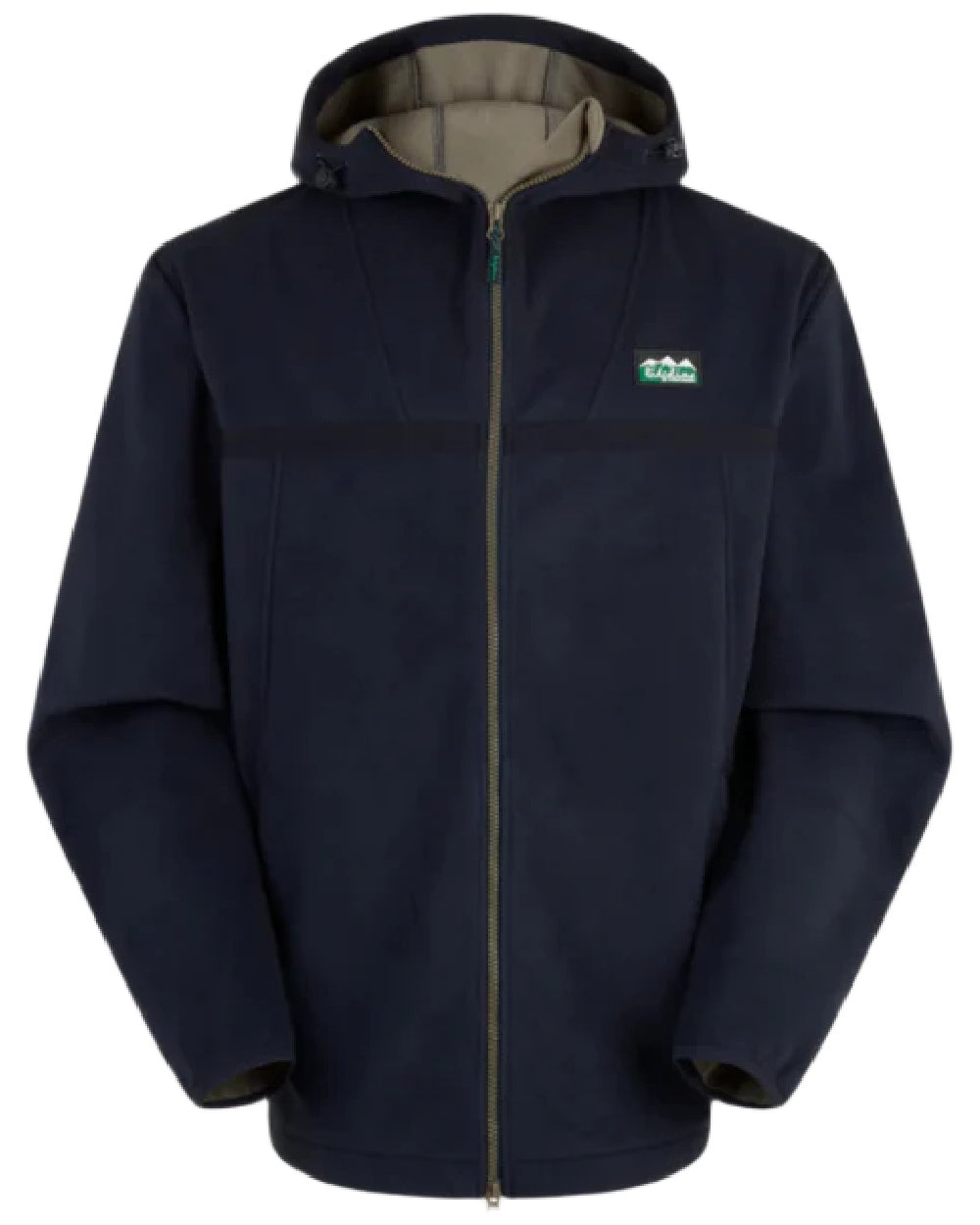 Navy Coloured Ridgeline Kodiak Fleece Jacket on white background #colour_navy