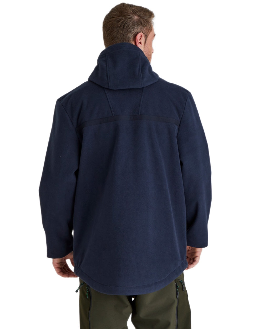 Navy Coloured Ridgeline Kodiak Fleece Jacket on white background #colour_navy