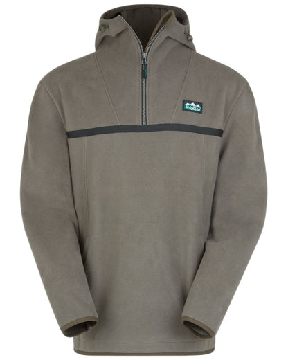 Smokey Olive Coloured Ridgeline Kodiak Fleece Smock on white background #colour_smokey-olive