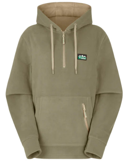 Khaki Green Coloured Ridgeline Ladies Ballistic Hoodie on white background #colour_khaki-green
