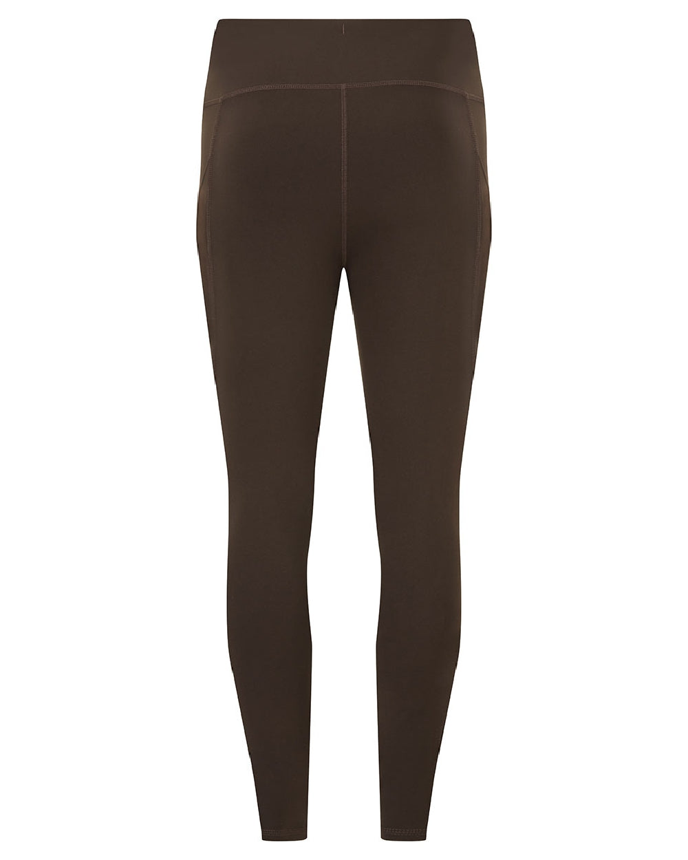 Deep Bark coloured Ridgeline Ladies Infinity Leggings on white background #colour_deep-green