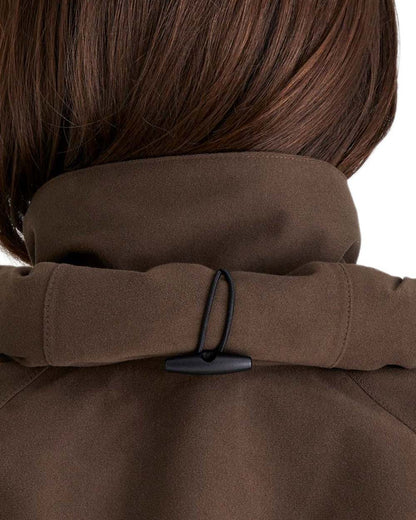 Bark Coloured Ridgeline Ladies Monsoon Classic Jacket on white background #colour_bark