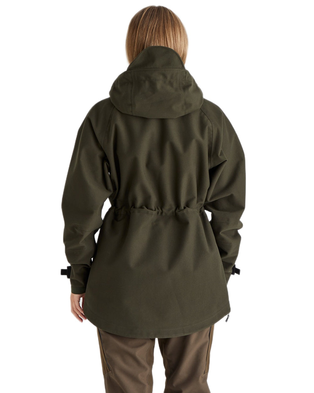 Deep Forest Coloured Ridgeline Ladies Monsoon Classic Jacket on white background #colour_deep-forest