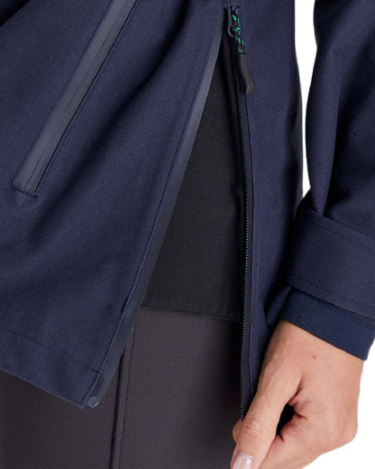 Navy Coloured Ridgeline Ladies Monsoon Classic Jacket on white background #colour_navy