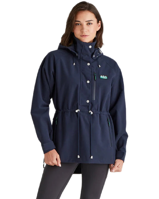 Navy Coloured Ridgeline Ladies Monsoon Nordic Smock on white background #colour_navy
