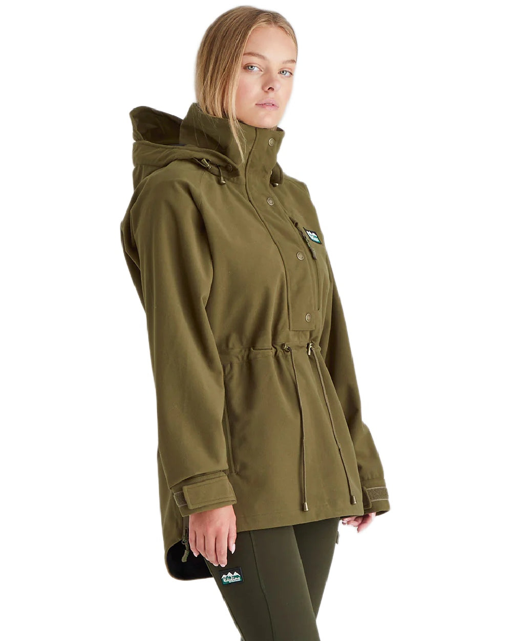 Teak Coloured Ridgeline Ladies Monsoon Nordic Smock on white background #colour_teak
