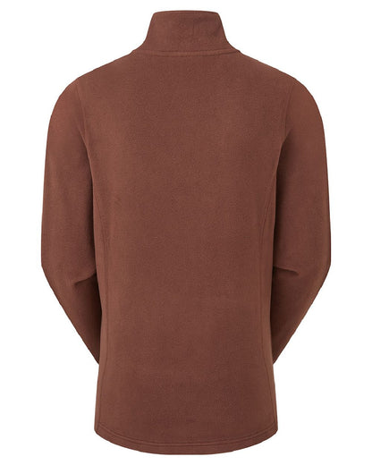 Oxblood coloured Ridgeline Ladies Narvik Fleece on white background #colour_oxblood