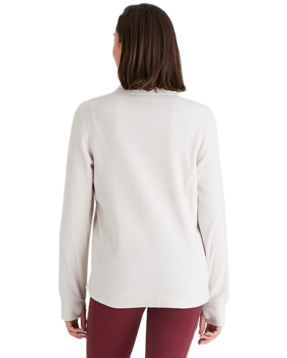 Stone coloured Ridgeline Ladies Narvik Fleece on white background #colour_stone