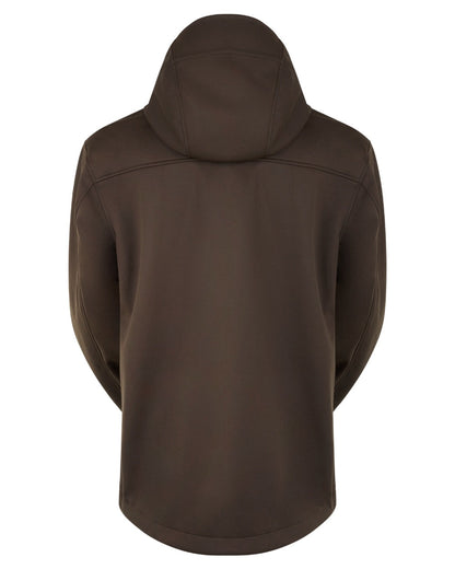 Bark coloured Ridgeline Mens Gradient Jacket on white background #colour_bark