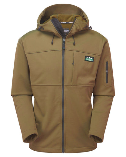 Faded Teak coloured Ridgeline Mens Gradient Jacket on white background #colour_faded-teak