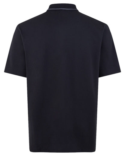 Navy coloured Ridgeline Mens Kilworth Polo Shirt on white background #colour_navy