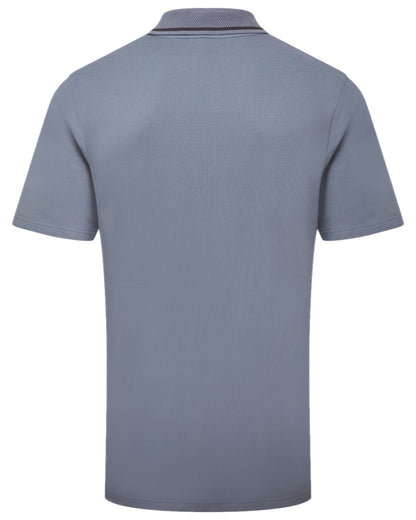 Storm Coloured Ridgeline Mens Kilworth Polo Shirt on white background #colour_storm