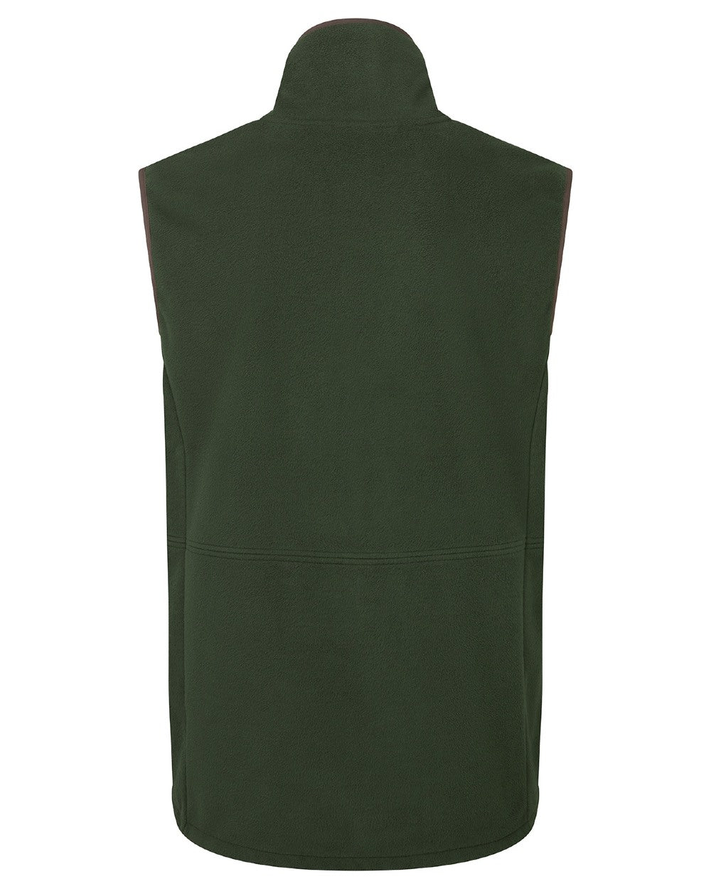 Deep Forest Coloured Ridgeline Mens Kodiak Gilet on white background #colour_deep-forest