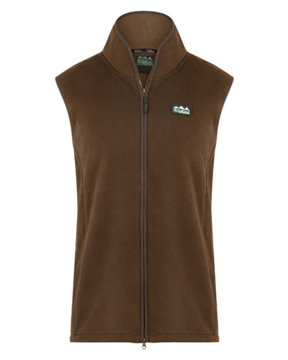 Moody Teak coloured Ridgeline Mens Kodiak Gilet on white background #colour_moody-teak