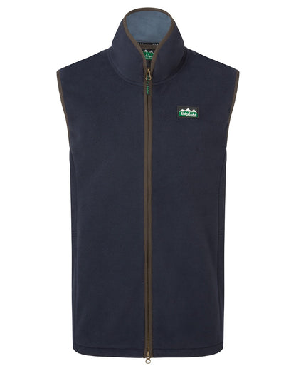 Navy Coloured Ridgeline Mens Kodiak Gilet on white background #colour_navy