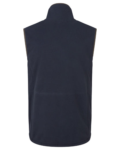 Navy Coloured Ridgeline Mens Kodiak Gilet on white background #colour_navy