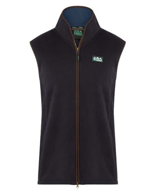 Navy coloured Ridgeline Mens Kodiak Gilet on white background #colour_navy