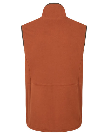 Russet Coloured Ridgeline Mens Kodiak Gilet on white background #colour_russet