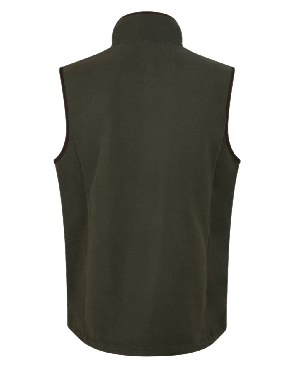 Deep Forest coloured Ridgeline Mens Monarch Gilet on white background #colour_deep-forest