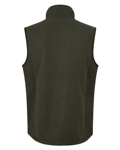 Deep Forest coloured Ridgeline Mens Monarch Gilet on white background #colour_deep-forest