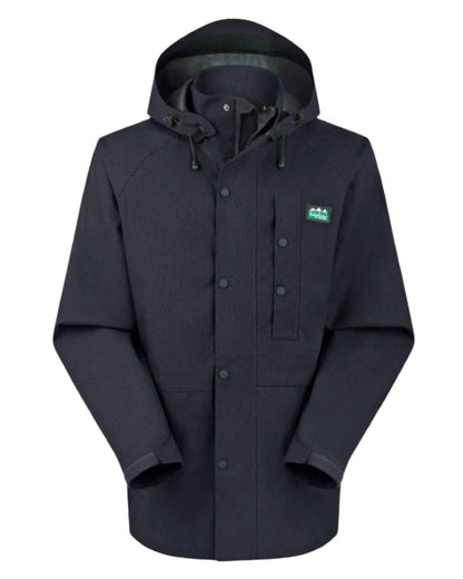 Navy Marl coloured Ridgeline Mens Monsoon Light Jacket on white background #colour_navy-marl