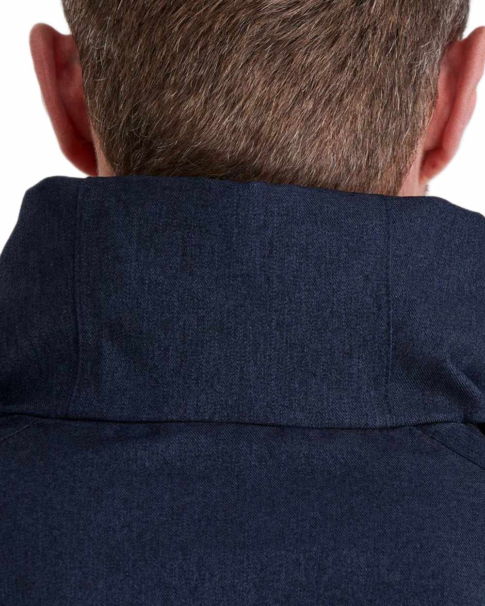 Navy Marl coloured Ridgeline Mens Monsoon Light Jacket on white background #colour_navy-marl