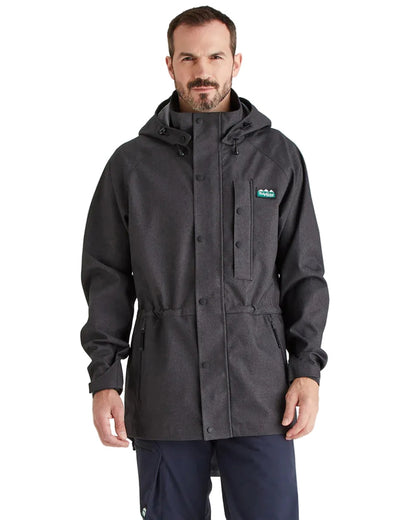 Shale Coloured Ridgeline Mens Monsoon Light Jacket on white background #colour_shale