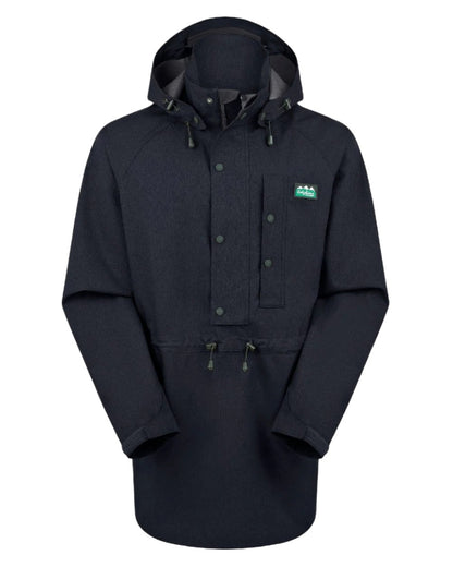 Navy Marl coloured Ridgeline Mens Monsoon Light Smock on white background #colour_navy-marl