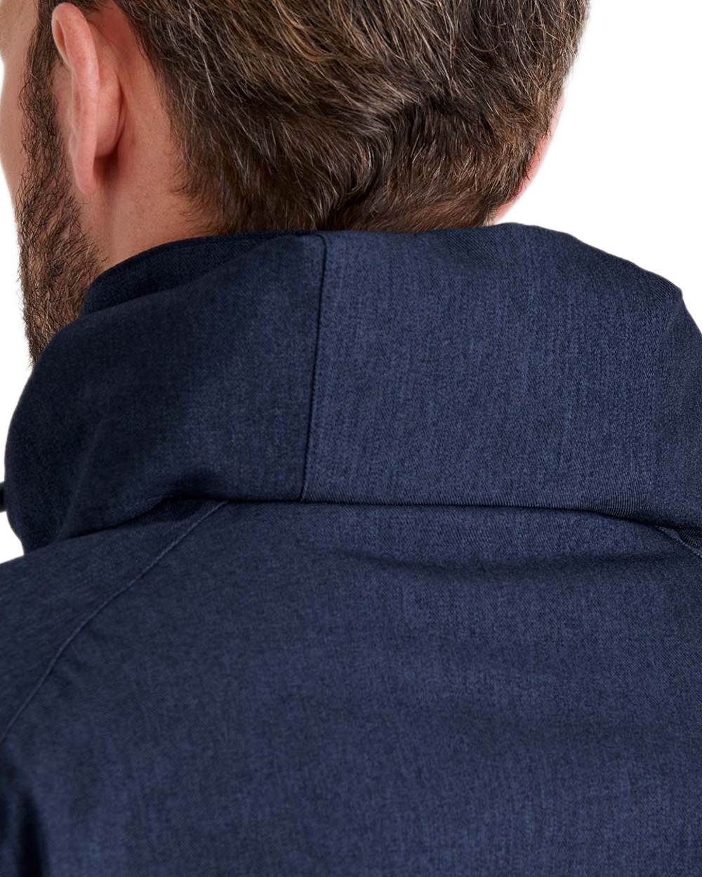 Navy Marl coloured Ridgeline Mens Monsoon Light Smock on white background #colour_navy-marl