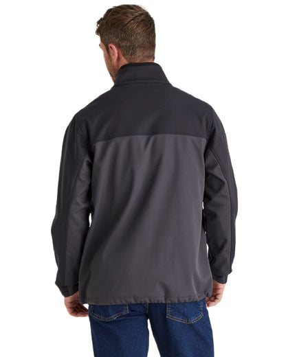 Shale Coloured Ridgeline Mens Ranger Jacket on white background #colour_shale